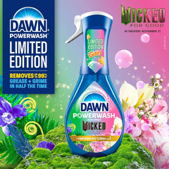 Dawn Powerwash Spray, "Wicked: For Good" Limited Edition Dish Soap, Dishwashing Liquid, Fantabulous Floral, 1 Starter Kit, 16 Fl Oz
