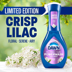 Dawn Powerwash Spray, Dish Soap, Dishwashing Liquid, Crisp Lilac, 1 Starter Kit, 16 Fl Oz